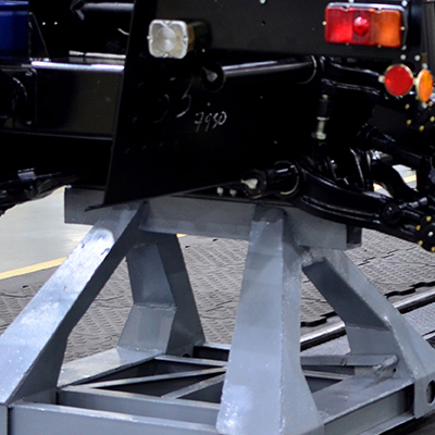 Military machinery structural supports